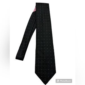 Real Men Wear Pink by Diane Katzman Black w/Pink Polka Dots OS
